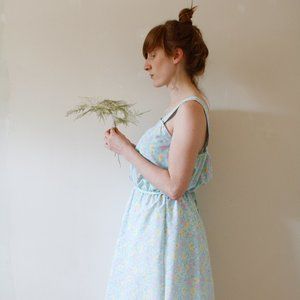 vintage summer dress sundress maternity dress